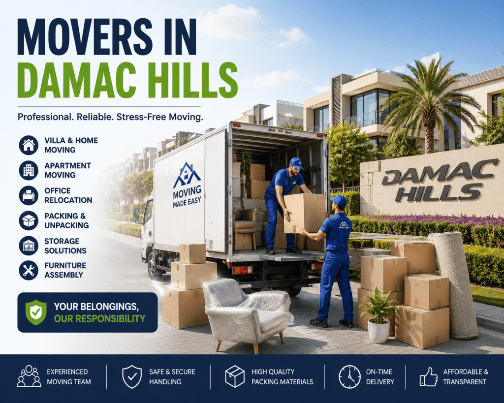 Villa Movers in DAMAC Hills